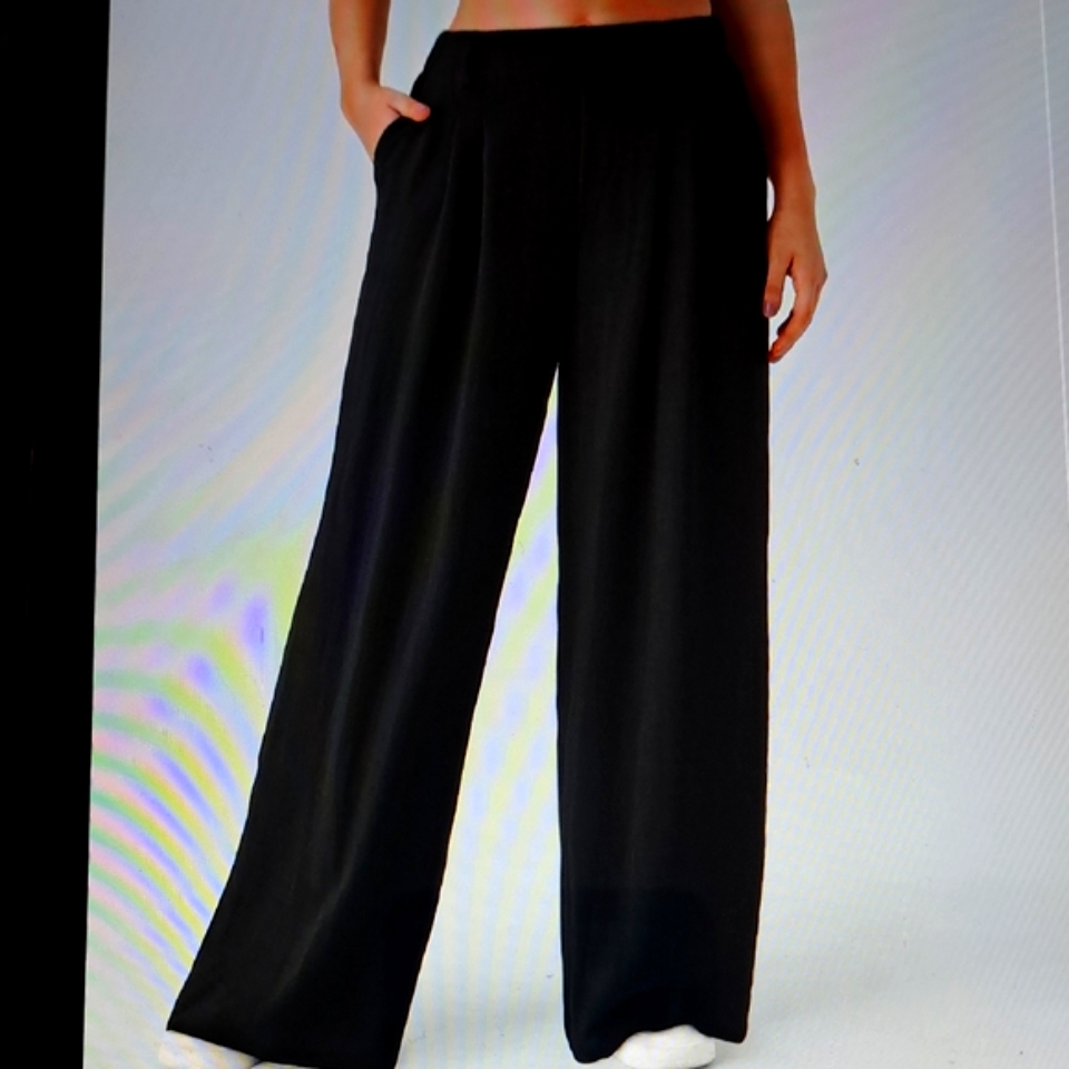 Xlarge Halara Linen Feel Rayon Flowy Wide Leg Palazzo
